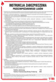 Instrukcja zabezpieczenia przeciwpożarowego lasów - instrukcja ppoż - DB030