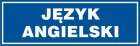 Język angielski - znak informacyjny - PB147