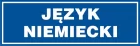 Język niemiecki - znak informacyjny - PB146