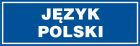 Język polski - znak informacyjny - PB148