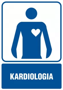Kardiologia - znak informacyjny - RF018