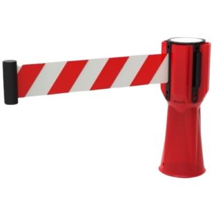 Kaseta z taśmą odgradzającą 3m - automatycznie zwijana, nakładka na pachołek