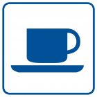 Kawiarnia - znak informacyjny - RA031
