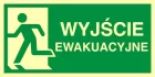 Kierunek do wyjścia ewakuacyjnego – w lewo - znak ewakuacyjny - AC100 - AC100 Kierunek do wyjścia ewakuacyjnego – w lewo - znak ewakuacyjny - AC100