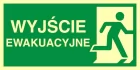 Kierunek do wyjścia ewakuacyjnego – w prawo - znak ewakuacyjny - AC101 - AC101 Kierunek do wyjścia ewakuacyjnego – w prawo - znak ewakuacyjny - AC101
