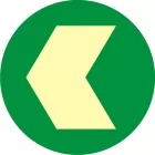 Kierunek drogi ewakuacyjnej - znak ewakuacyjny - AC201