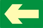 Kierunek drogi ewakuacyjnej - znak ewakuacyjny - AC202