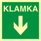 Klamka - znak ewakuacyjny - AC042