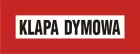 Klapa dymowa - znak przeciwpożarowy ppoż - BC107 - BC107 Klapa dymowa - znak przeciwpożarowy ppoż - BC107