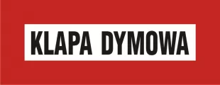 Klapa dymowa - znak przeciwpożarowy ppoż - BC107