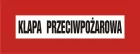 Klapa przeciwpożarowa - znak przeciwpożarowy ppoż - BC130 - BC130 Klapa przeciwpożarowa - znak przeciwpożarowy ppoż - BC130