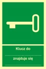 Klucz do... znajduje się ... - znak ewakuacyjny - AC048