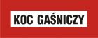Koc gaśniczy - znak przeciwpożarowy ppoż - BC134