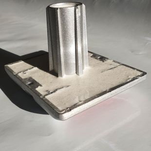 Kocie oczko - najezdniowy, punktowy element odblaskowy - aluminiowy na trzpieniu, solar
