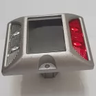 Kocie oczko - najezdniowy, punktowy element odblaskowy - aluminiowy na trzpieniu, solar