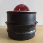 Kocie oczko - najezdniowy, punktowy element odblaskowy - szklany, wpuszczany - LUX 2 5cm czerwony