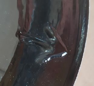 Kocie oczko - najezdniowy, punktowy element odblaskowy - szklany, wpuszczany - LUX 3 10cm biało/czerwony