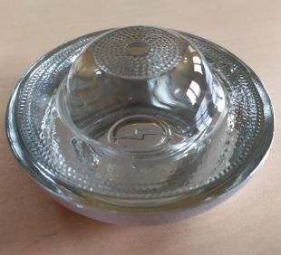 Kocie oczko - najezdniowy, punktowy element odblaskowy - szklany, wpuszczany - LUX 3 10cm biały