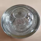 Kocie oczko - najezdniowy, punktowy element odblaskowy - szklany, wpuszczany - LUX 3 10cm biały