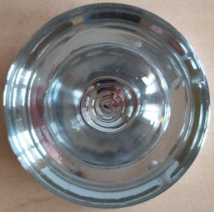 Kocie oczko - najezdniowy, punktowy element odblaskowy - szklany, wpuszczany - LUX 5 5cm biały