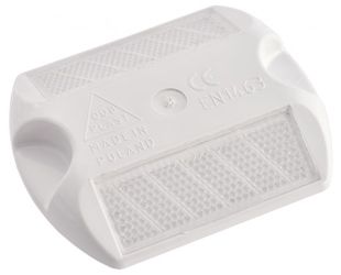 Kocie oczko - najezdniowy, punktowy element odblaskowy - z tworzywa, kotwa