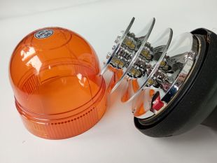 Kogut ostrzegawczy LED trzpień R65 WL160S