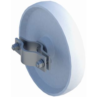 Koło jezdne do bramy tymczasowej