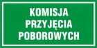 Komisja przyjęcia poborowych - znak, tablica wojskowa - NF010