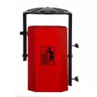 Kosz na śmieci, śmietnik miejski parkowy 35l