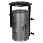 Kosz na śmieci, śmietnik miejski parkowy 35l premium