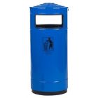 Kosz na śmieci, śmietnik parkowy 60l duży z popielnicą