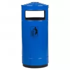 Kosz na śmieci, śmietnik parkowy 60l duży z popielnicą