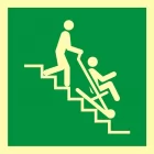 Krzesło ewakuacyjne - znak ewakuacyjny - AAE060