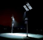 Lampa hybrydowa uliczna solarno-wiatrowa na przejście dla pieszych