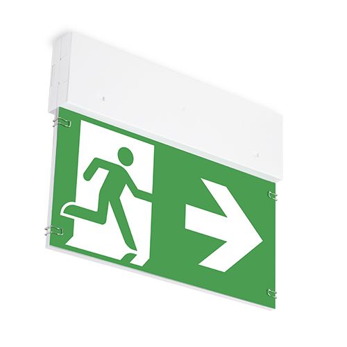 Lampa oprawa awaryjna LED - wskazująca kierunek ewakuacji ONTEC G - Tablice informacyjne – minimalne ogólne wymagania