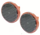 Lampa ostrzegawcza drogowa, panel LED 2x23 cm - błyskowa