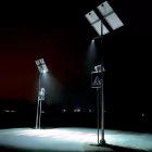 Lampa uliczna solarna ze słupem na przejście dla pieszych