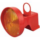 Lampa zmierzchowa ostrzegawcza drogowa na pachołek - żółta