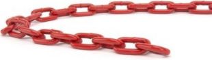Łańcuch metalowy czerwony 1m