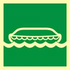 Łódź ratunkowa - znak morski - FB035