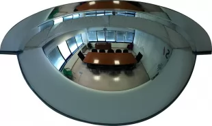 Lustro sferyczne 1/4 kuli – przemysłowe magazynowe, akrylowe