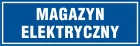 Magazyn elektryczny - znak informacyjny - PB032