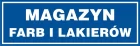 Magazyn farb i lakierów - znak informacyjny - PB030