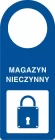 Magazyn nieczynny - zawieszka na drzwi - TC006