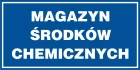 Magazyn środków chemicznych - znak informacyjny - PB067