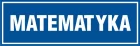 Matematyka - znak informacyjny - PB155