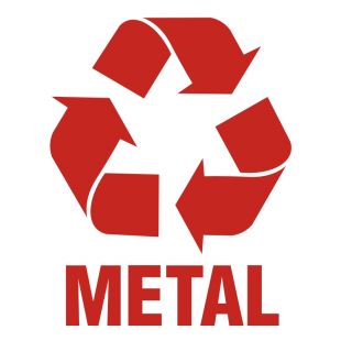 Metal 1 - znak informacyjny, segregacja śmieci - PA054