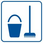 Miejsce na środki czystości - znak informacyjny - RA048