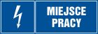 Miejsce pracy - znak elektryczny
