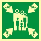 Miejsce zbiórki do ewakuacji - znak morski - FB055